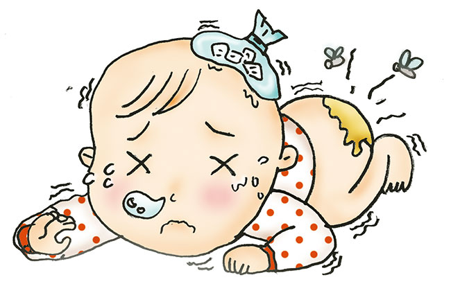 เมื่อลูกอาเจียน มีไข้ และถ่ายเหลว