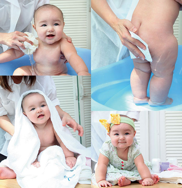 การดูแลผิวกายให้ลูกน้อยในช่วงอากาศร้อนชื้น