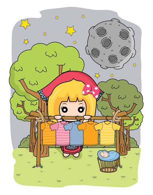 ห้ามแม่ลูกอ่อนตากผ้ากลางคืน