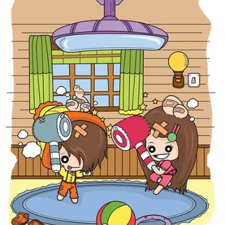 ห้ามเด็กๆ วิ่งเล่นบนบ้านตอนกลางคืน