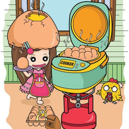 ห้ามต้มไข่ในหม้อข้าว