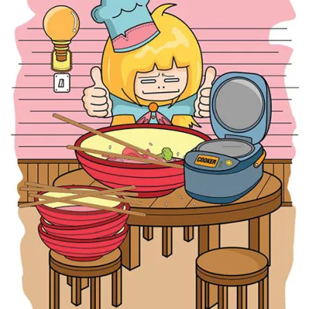 ห้ามกินข้าวเย็นหมดหม้อ