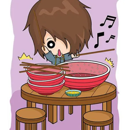 ห้ามเคาะชามเวลากินข้าว