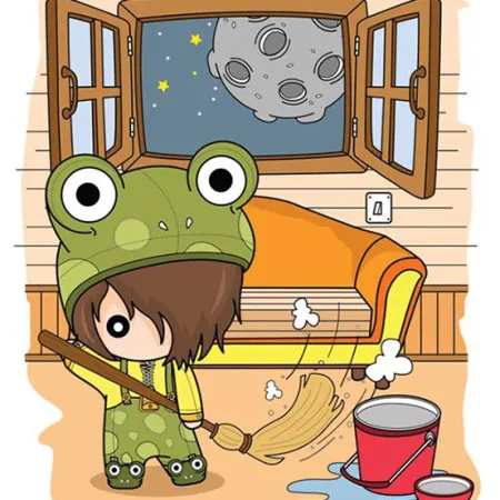 ห้ามปัดกวาดบ้านตอนกลางคืน