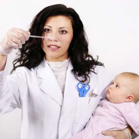 เมื่อลูกป่วยด้วยไข้หวัดในเด็กเล็ก